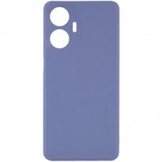 Силіконовий чохол Candy Full Camera для Realme C55 Блакитний / Mist blue