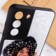 TPU+PC чохол Prisma Ladies для Samsung Galaxy S22+ Girl in a hat