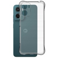 TPU чохол GETMAN Ease logo посилені кути Full Camera для Motorola Moto G05 / E15 Безбарвний (прозорий)