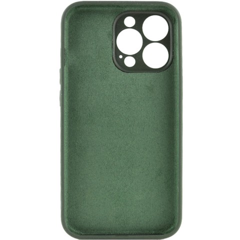 Чохол Silicone Case Full Camera Protective (AA) NO LOGO для Apple iPhone 16 Pro Max (6.9") Зелений / Cyprus Green