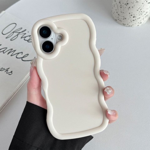 Чохол TPU Ripple для Apple iPhone 16 Plus (6.7") Antique White