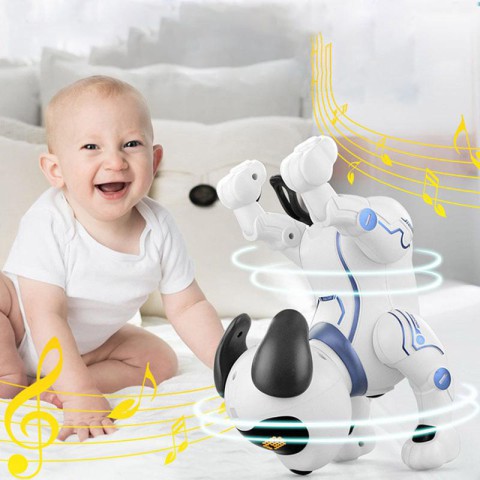 Інтерактивна іграшка Собака-Робот SHT K16 White