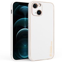 Шкіряний чохол Xshield для Apple iPhone 14 Plus (6.7") Білий / White