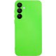 Чохол TPU GETMAN Liquid Silk Full Camera для Samsung Galaxy S24 Салатовий / Neon Green