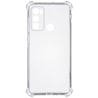 TPU чохол GETMAN Ease logo посилені кути Full Camera для Motorola Moto G60 Безбарвний (прозорий)