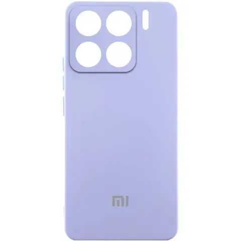 Чохол Silicone Cover Lakshmi Full Camera (AA) with logo для Xiaomi 15 Pro Бузковий / Dasheen