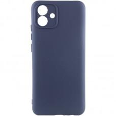 Чохол TPU GETMAN Liquid Silk Full Camera для Samsung Galaxy A04e Синій / Midnight Blue