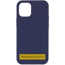 Чохол Silicone Case Full Protective (AA) NO LOGO для Apple iPhone 16 (6.1") Темно-синій / Midnight blue