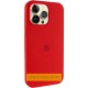 Чохол Silicone Case (AA) Logo with MagSafe для Apple iPhone 17 (6.3") Червоний / Red