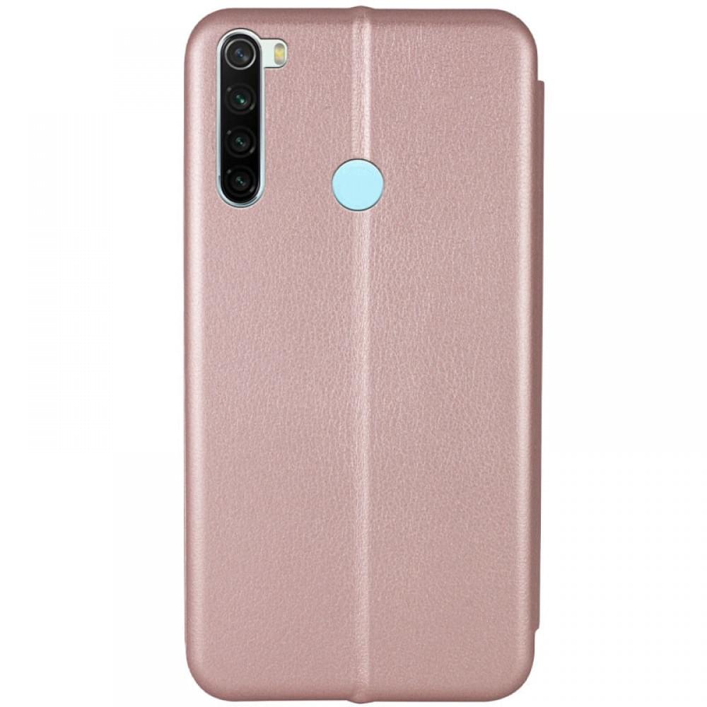 Шкіряний чохол-книжка Classy для Xiaomi Redmi Note 8T Rose Gold
