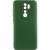 Чохол TPU GETMAN Liquid Silk Full Camera для Xiaomi Redmi 9 Зелений / Dark green
