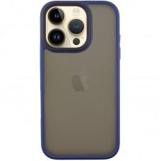 TPU+PC чохол Metal Buttons для Apple iPhone 16 Pro (6.3") Синій