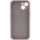 Чохол Silicone Case Full Camera Protective (AA) NO LOGO для Apple iPhone 14 (6.1") Сірий / Lavender