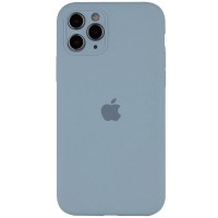 Чохол Silicone Case Full Camera Protective (AA) для Apple iPhone 12 Pro Max (6.7") Блакитний / Sweet Blue