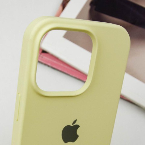 Чохол Silicone Case Full Protective (AA) для Apple iPhone 16 Pro Max (6.9") Жовтий / Mellow Yellow