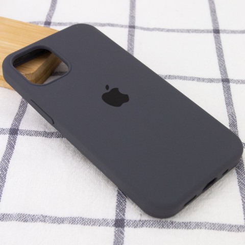 Чохол Silicone Case Full Protective (AA) для Apple iPhone 15 Pro (6.1") Сірий / Dark Gray