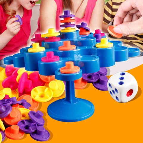 Настільна інтерактивна гра Ummi 707-30 Topple Tower Game Blue