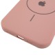 Чохол Silicone Case Full Protective (AA) V2 with MagSafe для Apple iPhone 13 Pro (6.1") Рожевий / Pink Sand