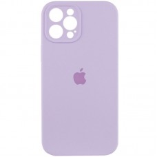 Чохол Silicone Case Full Camera Protective (AA) для Apple iPhone 12 Pro (6.1") Бузковий / Lilac