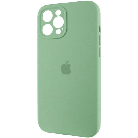 Чохол Silicone Case Full Camera Protective (AA) для Apple iPhone 12 Pro (6.1") Зелений / Pistachio