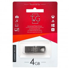 Флеш-драйв USB Flash Drive T&G 117 Metal Series 4GB Чорний