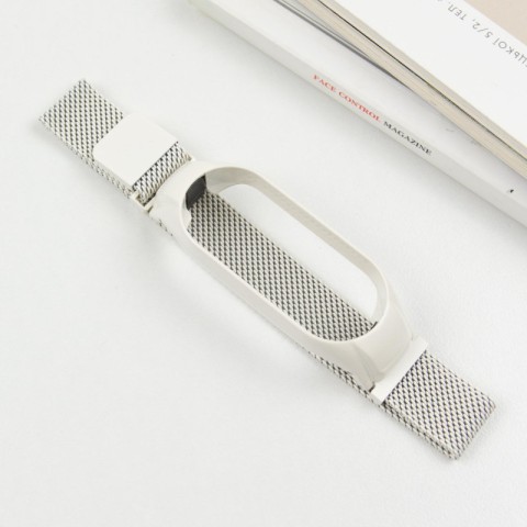 Ремінець Milanese Loop Design для Xiaomi Mi Band 9 (Global) White
