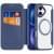 Чохол-книжка Dux Ducis Skin X Pro with MagSafe для Apple iPhone 17 (6.3") Blue
