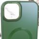 Чехол TPU+Glass Sapphire Midnight Open Camera with MagSafe для Apple iPhone 15 Plus (6.7")