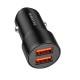 АЗП Borofone BZ19 Wishdom (2USB-A) Black