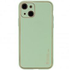 Шкіряний чохол Xshield для Apple iPhone 14 (6.1") Зелений / Pistachio