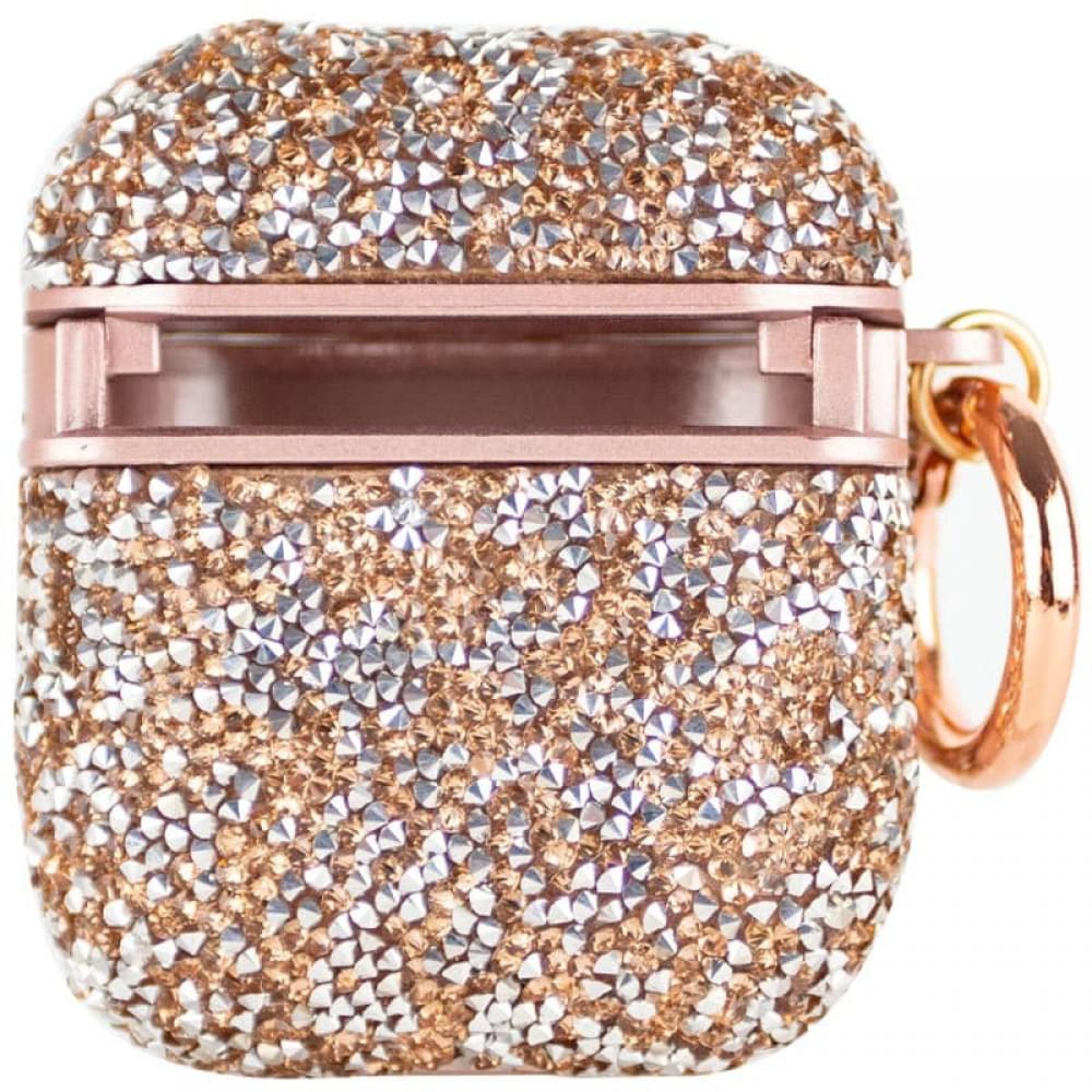 TPU чехол Bling World Rock Diamond для наушников AirPods 1/2