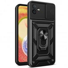 Чохол Ummi Camshield Serge Ring для Samsung Galaxy A04 Чорний