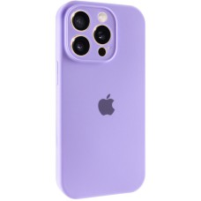 Чохол Silicone Case Full Camera Protective (AA) для Apple iPhone 14 Pro (6.1") Бузковий / Dasheen