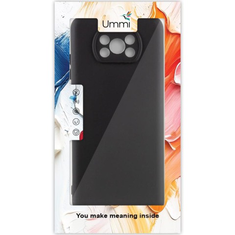 Чохол Silicone Cover Ummi Lakshmi Full Camera (AA) для Xiaomi Poco X3 NFC / Poco X3 Pro Чорний / Black