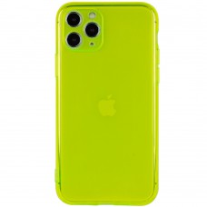 Матовий напівпрозорий TPU чохол з захистом камери для Apple iPhone 11 Pro (5.8") Зелений / Light Green