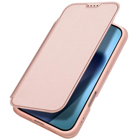 Чохол-книжка Dux Ducis з кишенею для візиток для Apple iPhone 17 Air (6.5") Rose Gold