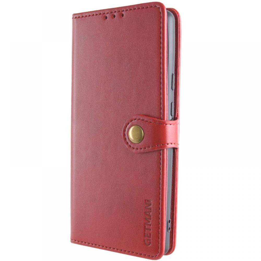Шкіряний чохол-книжка GETMAN Gallant (PU) для Xiaomi Poco X6 / Note 13 Pro 5G Червоний
