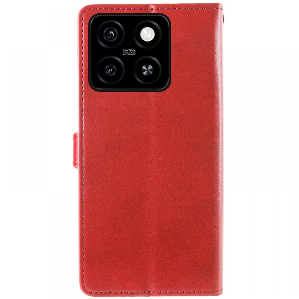 Кожаный чехол-книжка GETMAN Gallant (PU) для ZTE Blade A55 4G