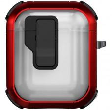 Футляр протиударний Locking Button для навушників Airpods 1/2 Red