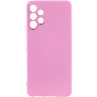 Чохол TPU GETMAN Liquid Silk Full Camera для Samsung Galaxy A32 4G Рожевий / Pink