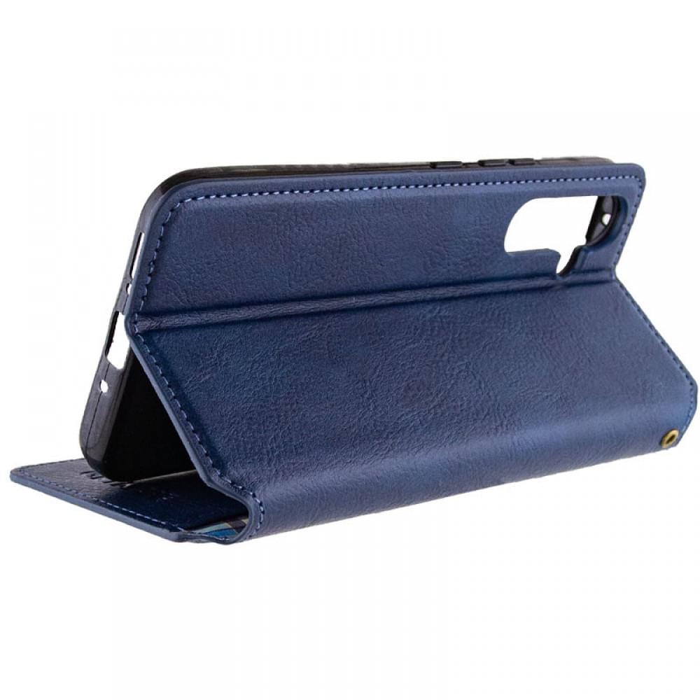 Шкіряний чохол-книжка GETMAN Cubic (PU) для Samsung Galaxy M34 5G Синій