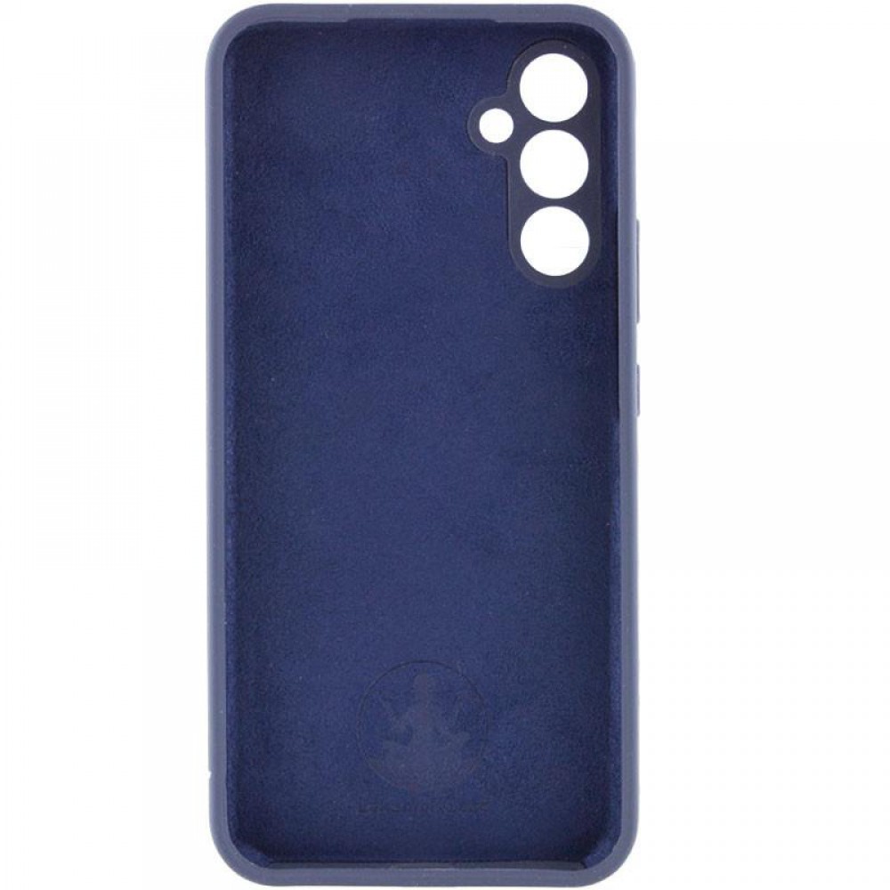 Чохол Silicone Cover Lakshmi Full Camera (AAA) with Logo для Samsung Galaxy A56 Темно-синій / Midnight blue