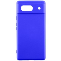 Чохол Silicone Cover Lakshmi Full Camera (AA) для Google Pixel 7a Синій / Iris