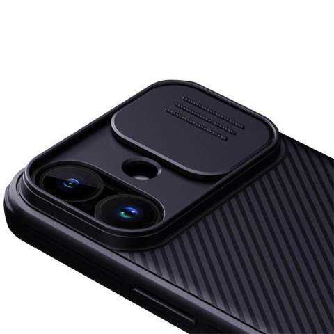 Карбонова накладка Nillkin CamShield Pro Magnetic для Apple iPhone 17 (6.3") Black