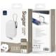 Портативний ЗП Power Bank WIWU MH136 Sugar 22.5W with cable 10000 mAh White
