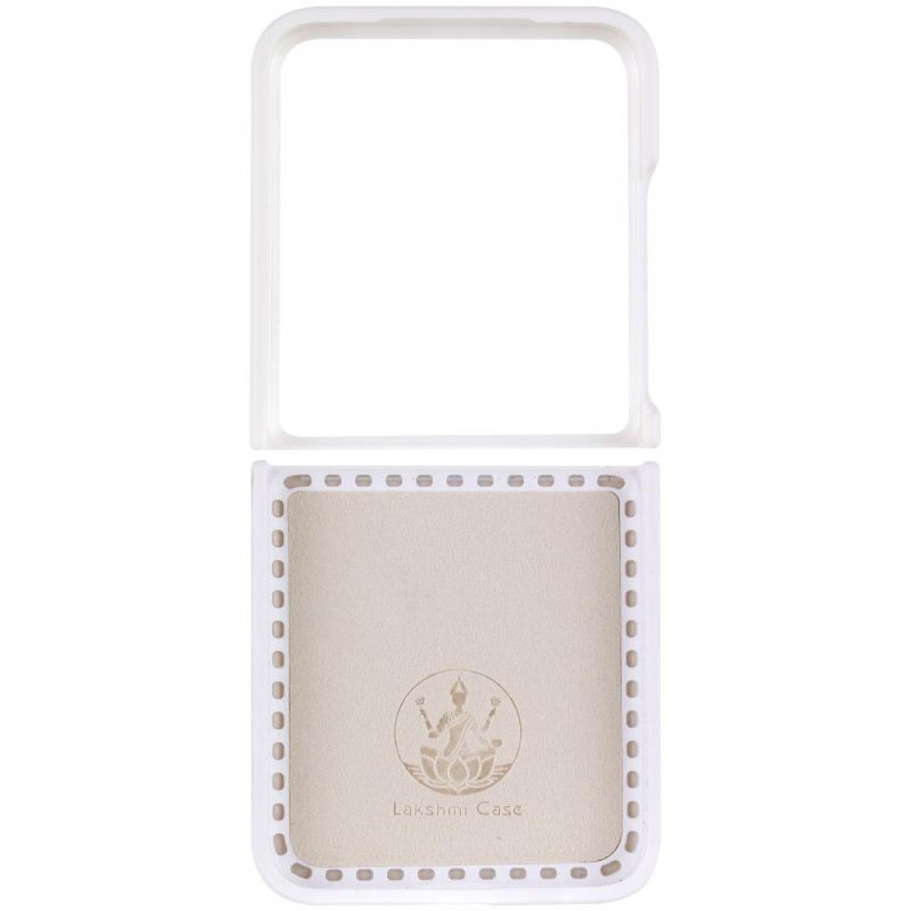 Чохол Foldables Silicone Cover Lakshmi (AAA) для Motorola Razr 50 Білий / White