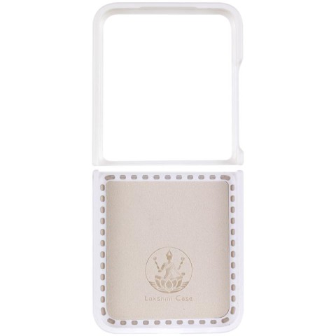 Чохол Foldables Silicone Cover Lakshmi (AAA) для Motorola Razr 50 Білий / White