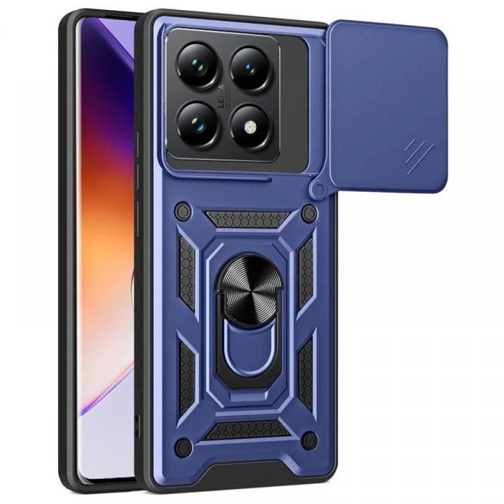 Чохол Ummi Camshield Serge Ring для Xiaomi 14T Pro Синій
