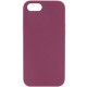 Чохол Silicone Case Full Protective (AA) NO LOGO для Apple iPhone SE (2020) / 7 / 8 (4.7") Бордовий / Plum
