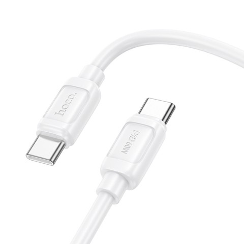 Дата кабель Hoco X115 Surpass Type-C to Type-C 60W (1m) White